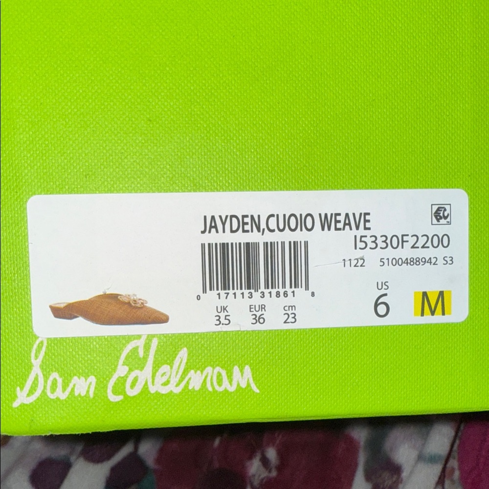 Sam Edelman Jayden Brown Weave Flats